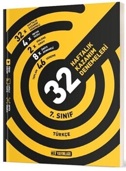  Hız Yayınları 7. Sınıf Türkçe 32 Haftalık Kazanım Denemeleri