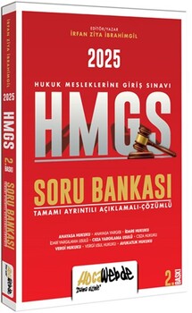  Hocawebde Yayınları 2025 HMGS Hukuk Mesleklerine Giriş Sınavı Soru Bankası