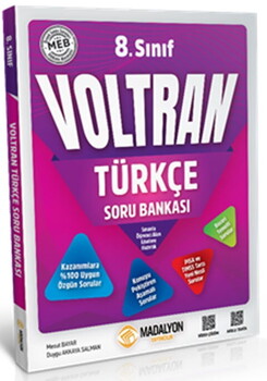  Madalyon Yayınları 8. Sınıf Türkçe Voltran Soru Bankası