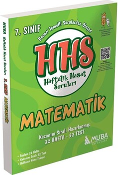  Muba Yayınları 7. Sınıf Matematik Haftalık Hasat Soruları