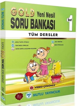  2024 Mutlu Yayınları 1. Sınıf Tüm Dersler Gold Soru Bankası