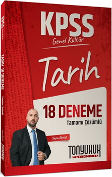  Tonyukuk Yayıncılık KPSS Genel Kültür Tarih Tamamı Çözümlü 18 Deneme