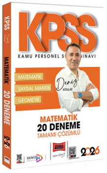  Yargı Yayınları 2026 KPSS Matematik Tamamı Çözümlü 20 Deneme