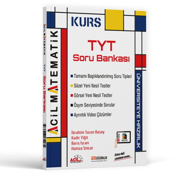  Acil Yayınları TYT Matematik KURS Soru Bankası