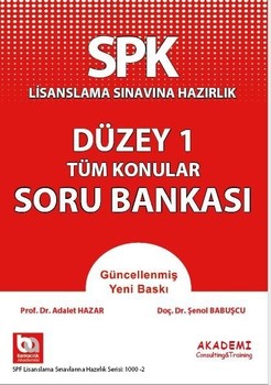  Akademi Eğitim SPK Düzey 1 Tüm Konular Soru Bankası
