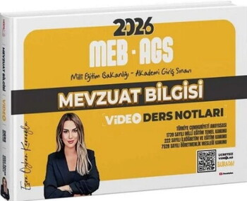  Hoca Kafası 2026 MEB AGS Mevzuat Bilgisi Video Ders Notları