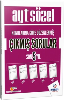  2025 Kurul Yayıncılık AYT Sözel Konularına Göre Düzenlenmiş Son 5 Yıl Çıkmış Sorular