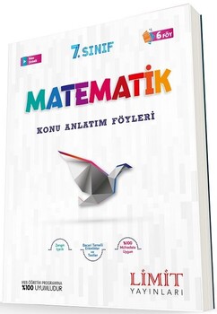  Limit Yayınları 7. Sınıf Matematik Konu Anlatım Föyleri 6 Föy