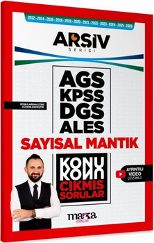 Marka Yayınları KPSS DGS ALES AGS Sayısal Mantık YEKTUGMAT Konu Konu Çıkmış Sorular