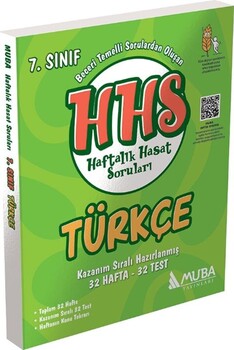  Muba Yayınları 7. Sınıf Türkçe Haftalık Hasat Soruları