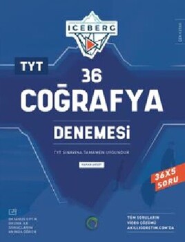 Okyanus Yayınları TYT Coğrafya Iceberg 36 Deneme