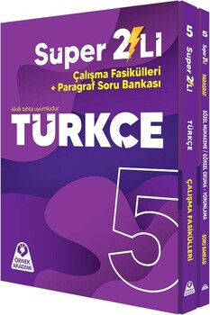  Örnek Akademi 5. Sınıf Süper İkili Türkçe Seti
