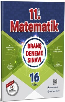  Özdebir Yayınları 11. Sınıf Matematik Branş Deneme Sınavı