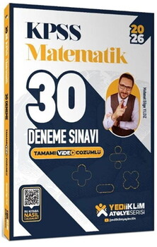  Yediiklim 2026 KPSS Matematik Atölye Serisi 30 Deneme
