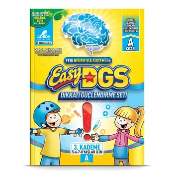  Adeda Yayınları Easy Dikkati Güçlendirme Seti 5 8 Yaş A