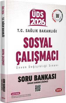  Data Yayınları 2026 ÜDS Sağlık Bakanlığı Sosyal Çalışmacı Soru Bankası
