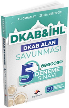  Dizgi Kitap 2025 DKAB İHL DKAB Alan Savunması Tamamı Çözümlü 5 Deneme Sınavı