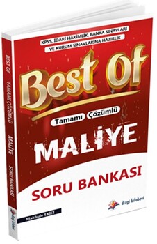  Dizgi Kitap Best Of Tamamı Çözümlü Maliye Soru Bankası