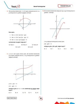  Etkili Matematik Yayınları AYT Grafikliyorum Soru Bankası