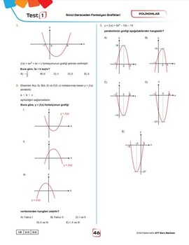  Etkili Matematik Yayınları AYT Grafikliyorum Soru Bankası