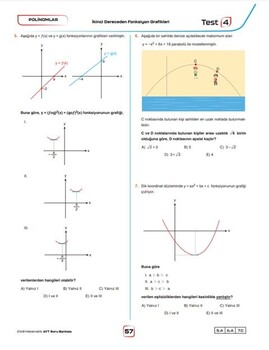  Etkili Matematik Yayınları AYT Grafikliyorum Soru Bankası