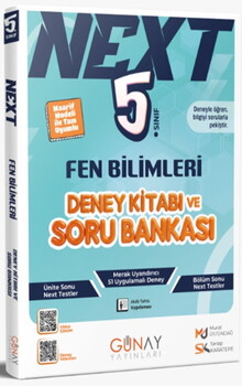  Günay Yayınları 5. Sınıf Fen Bilimleri Next Deney ve Soru Kitabı