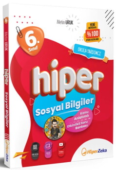  Hiper Zeka Yayınları 6. Sınıf Hiper Sosyal Bilgiler Konu Anlatımlı Soru Bankası