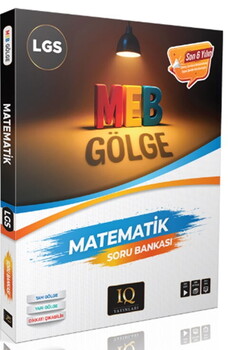  IQ Yayınları 8. Sınıf Gölge Matematik Soru Bankası