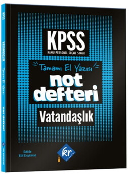  KR Akademi KPSS Vatandaşlık Konu Anlatımlı Not Defteri