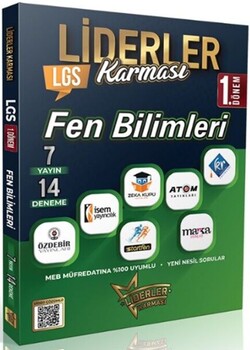  Liderler Karması 8. Sınıf LGS 1. Dönem Fen Bilimleri 7 Yayın 14 Deneme
