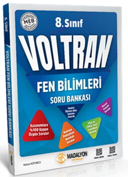  Madalyon Yayınları 8. Sınıf Fen Bilimleri Voltran Soru Bankası