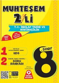  Örnek Akademi 8. Sınıf Muhteşem İkili T.C. İnkılap Tarihi ve Atatürkçülük Seti