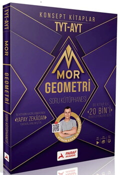 Paraf Yayınları TYT AYT Mor Geometri Soru Kütüphanesi Soru Bankası
