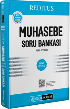  Pegem Yayınları 2026 KPSS A Grubu Redıtus Muhasebe Tamamı Çözümlü Soru Bankası