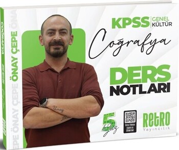  Retro Yayıncılık KPSS Genel Kültür Coğrafya Ders Notu