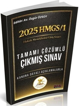  Savaş Yayınları 2025 HUKAL HMGS Çıkmış Soruları