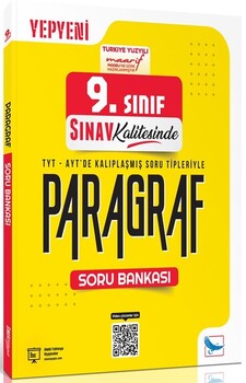 Sınav Yayınları 9. Sınıf Sınav Kalitesinde Paragraf Soru Bankası
