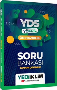  Yediiklim YDS YÖKDİL Ön Hazırlık Tamamı Çözümlü Soru Bankası