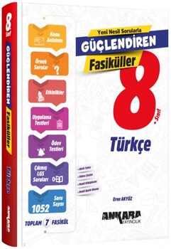  Ankara Yayıncılık 8. Sınıf Türkçe Güçlendiren Fasiküller