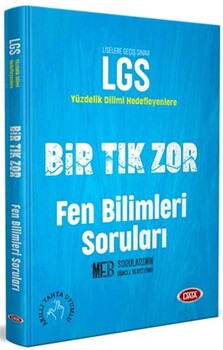  Data Yayınları 8. Sınıf LGS Fen Bilimleri Bir Tık Zor Soruları