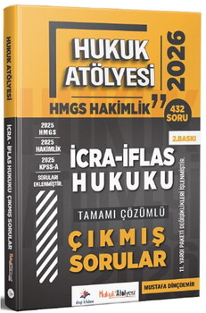  Dizgi Kitap 2026 Hukuk Atölyesi HMGS Hakimlik İcra İflas Hukuku Çıkmış Sorular
