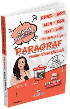  Dizgi Kitap 2026 KPSS MEB AGS ALES DGS TYT MSÜ Paragraf Çıkmış Sorular