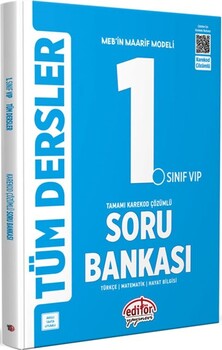 Editör Yayınları 1. Sınıf VİP Tüm Dersler Soru Bankası