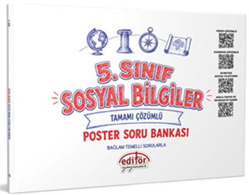 Editör Yayınları 5. Sınıf Sosyal Bilgiler Poster Soru Bankası