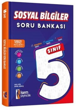  İsem Yayınları 5. Sınıf Sosyal Bilgiler Soru Bankası