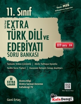  Kafa Dengi Yayınları 11. Sınıf Türk Dili ve Edebiyatı Extra Soru Bankası
