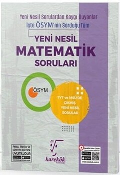  Karekök Yayınları Yeni Nesil Matematik Soruları Soru Bankası