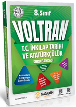  Madalyon Yayınları 8. Sınıf T.C. İnkılap Tarihi ve Atatürkçülük Voltran Soru Bankası