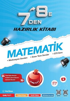  Nartest Yayınları 7 den 8 e Matematik Hazırlık Kitabı
