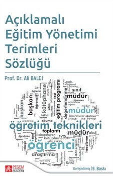  Pegem Akademi Açıklamalı Eğitim Yönetimi Terimleri Sözlüğü